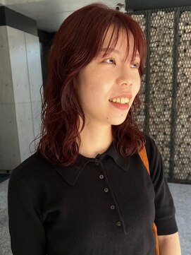 ローネス(LONESS) ウルフパーマ/チェリーブラウン/カシスレッド/艶髪/美髪