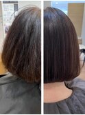 広がり対策の髪質改善ボブ