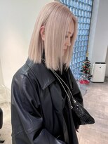 ペレ アネックス 大阪梅田茶屋町店(PELE ANNEX)&nbsp;くびれヘア/アプリコットオレンジ/ハイライトカラー/梅田