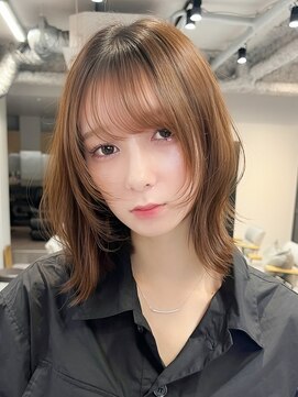 ハッチ(HACCH) 韓国風レイヤーカット髪質改善ダブルカラーハッシュカット