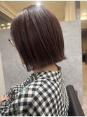 タッセルボブ×ピンクパール