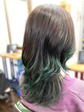 ハテナ(hatena) レイヤーカット×デザインカラー