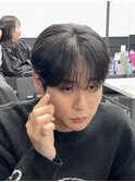 韓国シースルーマッシュダウンパーマ