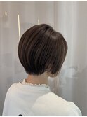35歳からのハイライトショートボブ