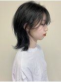 韓国ハッシュレイヤー/ミディアムレイヤー/ウルフカット
