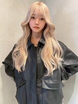 ペレ 梅田(PELE) イメチェン/ピンクベージュ/アンブレラカラー/前髪/梅田