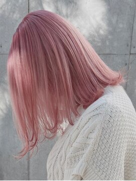 ベレーザ 川越(Beleza) 851ラベンダーダークパープルレイヤーボブアンブレラカラー