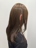 【長谷川指名限定】透明感ワンカラー+選べるTR+調整カット