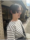 大人マッシュショートボブ