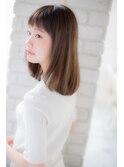 【canon 下北沢】ナチュラルストレート☆大人かわいいミディアム