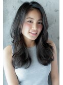 NORA【ERI】小顔前髪黒髪暗髪デジタルパーマくせ毛風艶カール