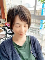 ルーファス 恵比寿 渋谷(Ruufus) 40代の大人オン眉バングショート【Ruufus恵比寿渋谷】314ｂ8