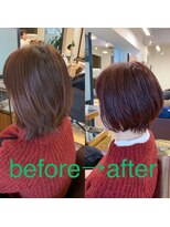 サロン マーニ(salon m ni)&nbsp;おしゃれ染めの白髪染め/大人ショートボブ