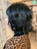 ヘアスタジオニコ(hair studio nico...) ネイビーブルー