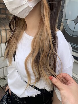 ロイジー(roijir) 【roijir 表参道】インナーカラー×アッシュベージュ