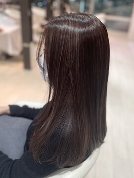 エアー 銀座(air) ★岡田有加★20代30代/艶ストレートロング×ハイライト