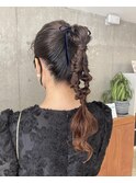 お呼ばれヘアセット