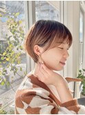 【THYN℃】丸み小顔ショート＊斜め前髪ショートヘア