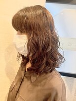 六本木美容室 西麻布店 パーマ◎コテ巻き風ウェーブスタイル