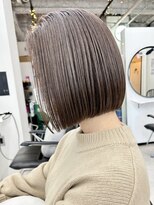 ヒビヲ(HIBIO)&nbsp;ナチュラルボブショートミニボブダブルカラーハイライトブリーチ