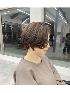 レノ(RENO) かきあげくびれショート@20代30代40代