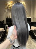 インナーカラーイヤリングカラーブリーチ髪質改善トリートメント