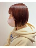 ブリーチなしピンク/ボブ