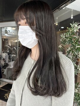 ヘアーアンドメイク ビス(HAIR&MAKE bis) 初めてのカラーにオススメ！ワンカラーグレージュ【黒田あさみ】