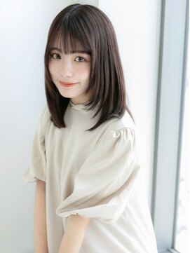 マカロン 郡山本店(MACARON) 切りっぱなしボブ/エアリーロング/美髪/ピンクブラウン/郡山#28