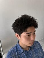 ホワイト(WHITE)&nbsp;スパイキーショート/ピンパーマ/ソフトツイスト