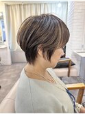 小顔似合わせカット愛されクールショート20代/30代40代50代/難波