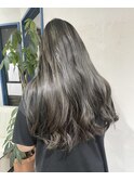 前髪/アンブレラカラー/こなれミディ/イメチェン/ウェーブパーマ