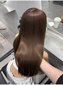 ブリーチなしダブルカラーココアブラウン