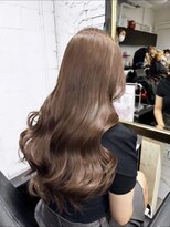 リア(riah) ブリーチなしダブルカラーレイヤーカット韓国ヘア