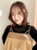 結べるボブレイヤーカット顔まわりカット後毛カットワンカール