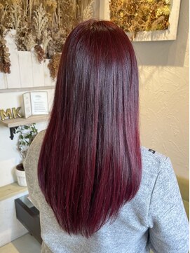 フロール(florun) ロング×ボルドーカラー