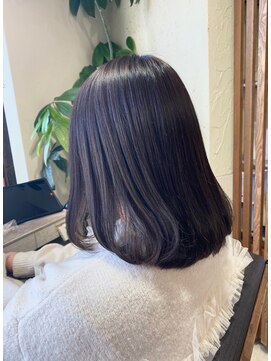 ヘアリゾート粋 ティガ 池袋店(tiga) 透明感カラー/ミディアム/艶髪