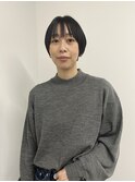 【村松美穂】ナチュラルマッシュショート