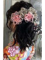 オシャレドロボウ ビス OSHARE DOROBO bis&nbsp;【オシャドロ/京田辺/新田辺】【卒業式】ハーフアップ