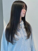 シエル バイ ケンジ 登戸 生田(CIEL by KENJE)&nbsp;韓国ヘアレイヤーカット前髪顔周り小顔カットロング