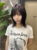 ヌープヘアーアイス(NUUP.hair ici)&nbsp;秋色◎ブリーチなしラベンダーグレージュ透明感カラー