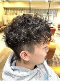 メンズカット×スペインパーマ 大森