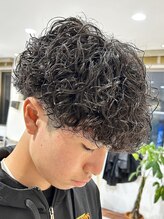 ーAI TOKYOースペインカール[横浜駅/メンズ/ツイストスパイラルパーマ/ニュアンスパーマ]