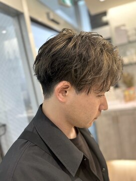 メンズハイライト>>グレージュ