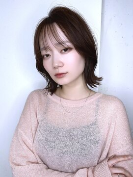 20代30代40代50代オリーブグレーボブ