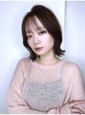 20代30代40代50代ダークアッシュボブ