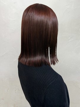 リコ 池袋東口店(Liko) 髪質改善 艶髪 カシスラベンダー ストレート 縮毛矯正 外ハネ