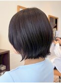 横須賀中央ハンサムショートボブ白髪ぼかしハイライト白髪染め