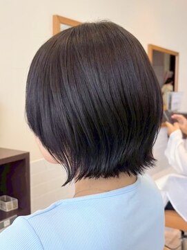 クラップス 横須賀中央店(CLAPS) 横須賀中央ハンサムショートボブ白髪ぼかしハイライト白髪染め