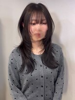 カミケン 黒岩店 kamiken・ セミロングのハッシュカット【カミケン黒岩店/福島】